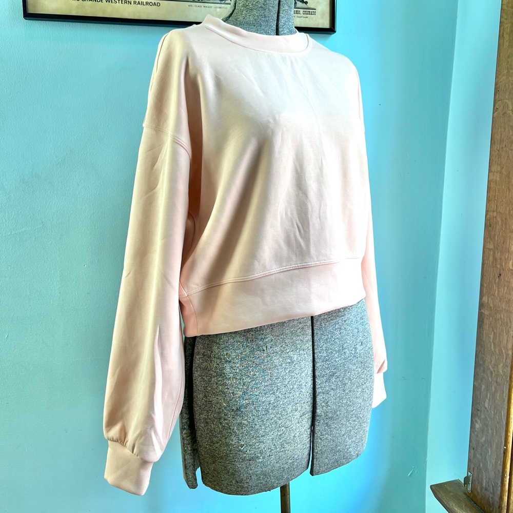 lululemon athletica Pale Pink Crewneck Sweatshirt